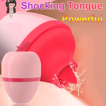 G Spot Oral Clitoris Licking Stimulator Tongue Nipple Sucker Breast Enlarge Massager Vibrators Sex Toys for women Masturbator 2024 - buy cheap