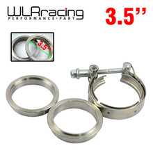 Abrazadera VBand para tubo de escape turbo, WLR RACING de acero inoxidable 3,5, 89mm, 304 ", nuevo tipo Kit de brida 2024 - compra barato