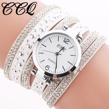 CCQ Ladies Wristwatches Fashion Women Rhinestone Watch Luxury Women Full Crystal Watch Quartz Watch Relogio Feminino Gift 533 2024 - buy cheap