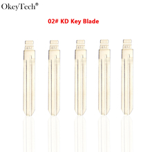 Okeytech 10PCS/LOT Good Quality Metal Blank Uncut Flip KD Remote Key Blade Type #02 for Toyota Key Blade 2024 - buy cheap
