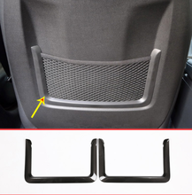 Carbon Fiber ABS Chrome Interior Rear Seat Net Decoration Frame Trim for BMW 3 Series GT F30 F31 4 Series F32 F33 F34 2013-18 2024 - buy cheap