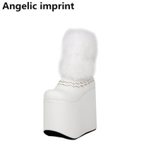 Angelic imprint mori girl Women platform shoes lady lolita Boots woman princess super high trifle heels dress pumps 33-47 14cm 2024 - buy cheap