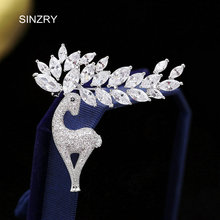 SINZRY роскошный новый кубический цирконий микро выложенный симпатичный олень брошь заколка для женщин модные ювелирные изделия аксессуары 2024 - купить недорого