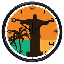 Relógio de parede para escritório, popular, de longa duração, para cafeteria, escritório, original, alta qualidade, brasil e rio 2024 - compre barato