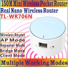 [Китайская прошивка] TP-LINK Port able Беспроводной ретранслятор Wi-Fi, сетевой маршрутизатор, мини-маршрутизатор AP, расширитель диапазона с RJ 45 портом WAN/LAN 2024 - купить недорого