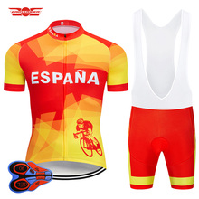 2020 ESPAN Cycling Clothing Bib Set MTB Jersey Bicycle Clothes Ropa Ciclismo Quick Dry Bike Wear Mens Short Maillot Culotte Suit 2024 - buy cheap
