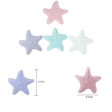 1PCS Self Bumper Sticker Silicone Anti-Skid starfish Door Pad Handle Knob self-Adhesive 3D Luminous Crash Pad Wall Protector 2024 - купить недорого