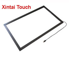 Free shipping! 24 inch infrared touch screen 10 points touch panel ir touch frame with glass/16:9 format 2024 - buy cheap