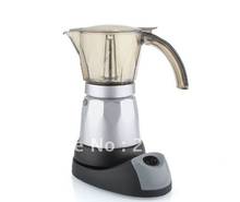 220vAutomatic Electric stovetop moka espresso coffee maker,Mocha coffee pot ,easy to use and safe,elegant design for present 2024 - купить недорого