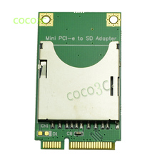 Frete grátis SD SDIO SDHC SDXC MMC para mini PCI-e cartão para Cartão mini PCIe SSD adaptador leitor de Cartão de Memória 2024 - compre barato
