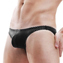New Tight Ice Silk Transparent Underwear Men's Briefs Mesh Eye Sexy Men's Underwear Breathable Tide Thin Shorts Gift For Men 2024 - buy cheap