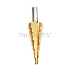 New 1Pcs Large HSS Steel Step Cone Drill Sharpening Hole Countersink Titanium Bit Hole Cutter Tools 4-20mm Woodworking Chamfer 2024 - buy cheap