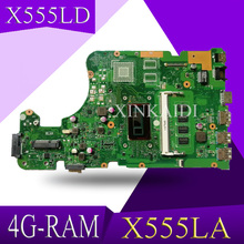 XinKaidi X555LD Laptop motherboard for ASUS X555LA X555LD X555LF X555LJ X555L X555 Test original mainboard 4GB-RAM I5-CPU 2024 - buy cheap