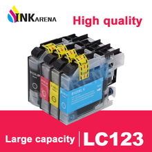 Cartuchos de tinta de inyección de tinta LC123, LC-123 LC 123 XL, LC123XL, para Brother, MFC, J650DW, J6720DW, J6520DW, DCP, J4110DW, J552DW, J752DW 2024 - compra barato