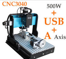 mach 3 USB port 4 Axis 500W CNC 3040 Carving Machine Air cool engraving machine CNC 3040 Trapezoidal Screw Cutting Machine 2024 - buy cheap
