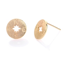 SMJEL 2017 New Arrival Punk Compass Stud Earrings for Women Simple Pendients Jewelry Birthday Gifts 2024 - buy cheap