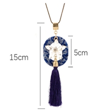 New sweater chain, long necklace, fringed necklace, star crystal, stone jewelry, sweater pendant, costumes 2024 - buy cheap
