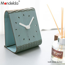 Mandelda Customized Modern Brief Stereo Table Clock UK Digital Creative Home Decor Silent Wall Clocks Living Room Bracket Clock 2024 - buy cheap