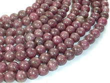 One strand 100% Natural Lepidolite  Beads 4MM 6 MM 8MM 10MM 12MM Round Semi Gem Stone Jewelry Loose Beads 15.5"/Strand 2024 - buy cheap