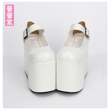 Princess sweet lolita shoes Broadband simple super high heel Lolita single shoe round head and muffin fashion sandal pu8029 2024 - buy cheap