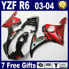 Kit de carenagem para motocicleta, plástico abs, oem, para yamaha, yzf, r6, 2003, 2004, 2005 r, yzf, r6, 03, 04, 05, plásticos yz, 600, pós-venda, k 2024 - compre barato