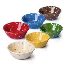 free shipping Ceramic bowl soup bowl salad mixing bowl tableware wedding gift 4pcs/set 2024 - buy cheap