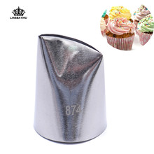 #874 Stainless Steel Large Flower Petal Icing Piping Nozzle Fondant Cake Cream Decorating Tips Wholesale 2024 - buy cheap