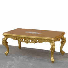 European-style Luxury Home Hand Painted French Furniture Wood Carving Wood Coffee Table Long Luxury Tea Table 2024 - buy cheap