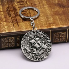 Uncharted 4 A Thief's End Coin keychain key holder  Game Pendant Metal Model  car chaveiro llaveros trinket 2024 - buy cheap