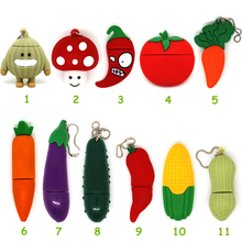 Cartoon Vegetables USB Flash Drives Tomato/Corns/carrot/ peanut 4GB 8GB Pendrive 16GB 32GB Memory Stick 64GB Pen Drive U Disk 2024 - buy cheap