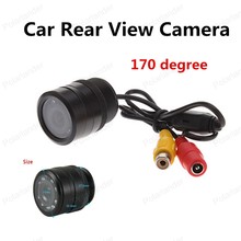 Venda quente Universal À Prova D' Água CCD Reversa Backup Car Frente/Rear View Camera 170 graus Ângulo de Visão com 8 LED 2024 - compre barato