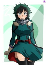 Fantasia de cosplay de my hero academia, traje feminino do anime boku no hero akademia midoriya l320 2024 - compre barato
