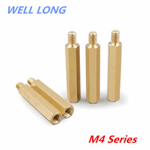 M4 Series hexagonal copper column motherboard copper column single-pass copper stud. 2024 - buy cheap