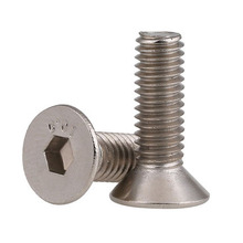 25pcs M3 10.9 Nickel plated countersunk heads Hexagon sockets screw bolt Flat head socket cap screws 6mm-25mm Length Allen 2024 - buy cheap
