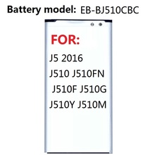 Аккумулятор для Samsung Galaxy J5 2016 Edition, замена J510 J510FN J510F J510G J510Y J510M, 3100 мАч 2024 - купить недорого