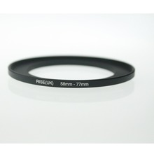 original RISE(UK) 58mm-77mm 58-77mm 58 to 77 Step Up Ring Filter Adapter black 2024 - buy cheap