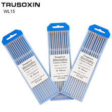 10pcs Gold Head Lanthanated Tungsten Electrode 1.0 /1.6/2.0/2.4/3.0/3.2/4.0X175mm TIG Tungsten Needle/Tungsten Electrode/TIG Rod 2024 - buy cheap