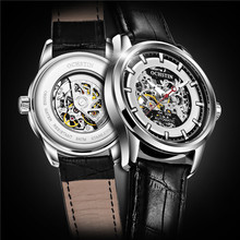 OCHSTIN Automatic Mechanical Mens Watch Top Brand Luxury Military Army Sport Wristwatch Genuine Leather Skeleton Male Clock 2002 2024 - buy cheap