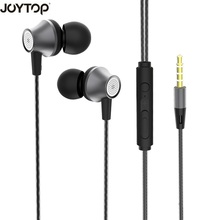 JOYTOP Wired Earphone For Phone Stereo Sound Headset In-Ear Earphone With Mic Earbuds Earpiece Fone De Ouvido kulakl k 2024 - buy cheap