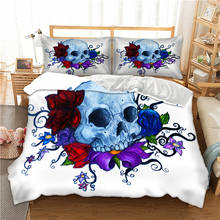 Cool Skull Duvet Cover Bed Cover Quilt Cover Pillow Cases Twin Full Queen King Single Double Super King Size 3pcs Bedding Set 2024 - buy cheap