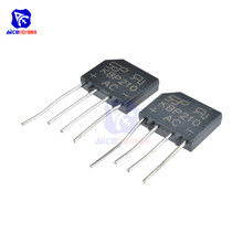 10PCS/Lot Bridge Rectifier Diode KBP210 SIP-4 2A 1000V Single Phase Bridge Rectifier Original Integrated Circuit 2024 - buy cheap