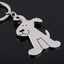 (50 pieces/lot) Promotional Gift Metal Dog Cat Keychain Fashion Animal Key Chain Personalized Engraved Car Key Holder KC025 2024 - buy cheap