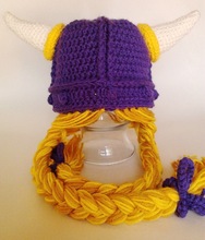 free shipping,BABY ENGLAND Viking Helmet Vikings Hat Soft With Hair Halloween .children's crochet hats.FANCY DRESS-Deep purple 2024 - buy cheap
