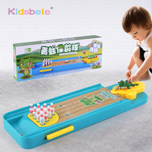 Jogo de boliche de mesa, brinquedo interativo para crianças com presente de aniversário e para crianças 2024 - compre barato