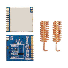 Módulo lora1276 com 6 lâmpadas de longo alcance, 4km, 868mhz, 915mhz, sx1276 2024 - compre barato