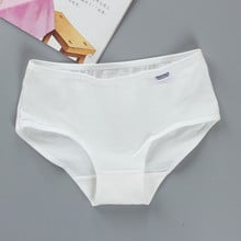 3pc/lot Underwear Female Cotton Solid Color Briefs Ms. Cotton Low Waist Breathable Summer Students panties 2024 - buy cheap