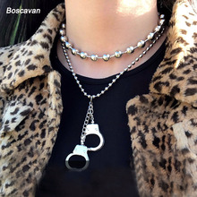 Gargantilla de cadena estilo Punk para mujer y Chica, cadenas de Rock Harajuku, Collar con eslabones, Collar de Metal, 4 estilos 2024 - compra barato