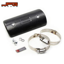 Motorcycle Black Carbon Fiber Exhaust Pipe Muffer Protection Heat Shield Cover For KTM EXC SX XC SXF SXS YZ WR YZF CR XR KLX KX 2024 - buy cheap