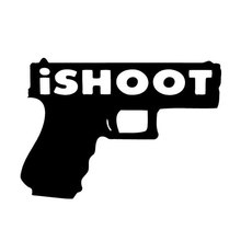 Наклейки с надписью «I Shoot Is A Creative персональные», 15 см * 10,3 см 2024 - купить недорого