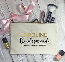 Индивидуальные Женские косметические сумки для макияжа, подружка невесты, подружка невесты, уникальный подарок для свадебвечерние, сумочки, сувениры 2024 - купить недорого